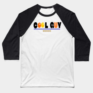 Cool Guy Gold Stars Baseball T-Shirt